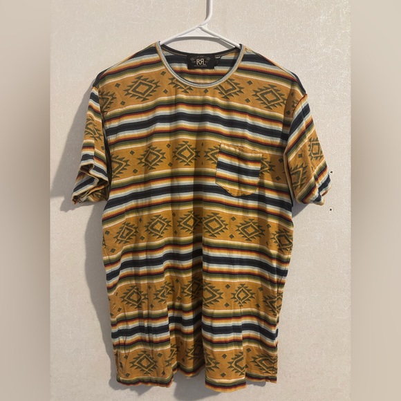 Ralph Lauren Double RL | Native Aztec pocket tee | Men’s Large - Picture 1 of 8